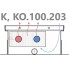 Встраиваемый в пол конвектор без вентилятора EVA K.100.203 (длина 1750 мм)