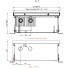 Встраиваемый в пол конвектор без вентилятора EVA K.125.303 (длина 2250 мм)