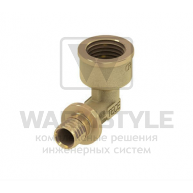Уголок соединительный с муфтой TECE ? 20 мм х 1/2" IG