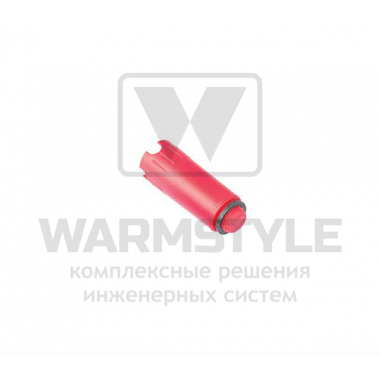 Заглушка для опрессовки пластиковая 1/2" AG красная ТЕСЕ