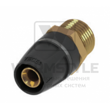 Соединение прямое с ниппелем TECElogo ? 16 мм х AG 1/2" (Медь)